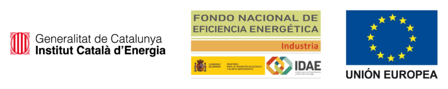 Logotips d'entitats que ajuden a l'eficiència energètica